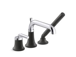 Kohler | Tone | Tub Filler - Polished Chrome With Matte Black - image 1