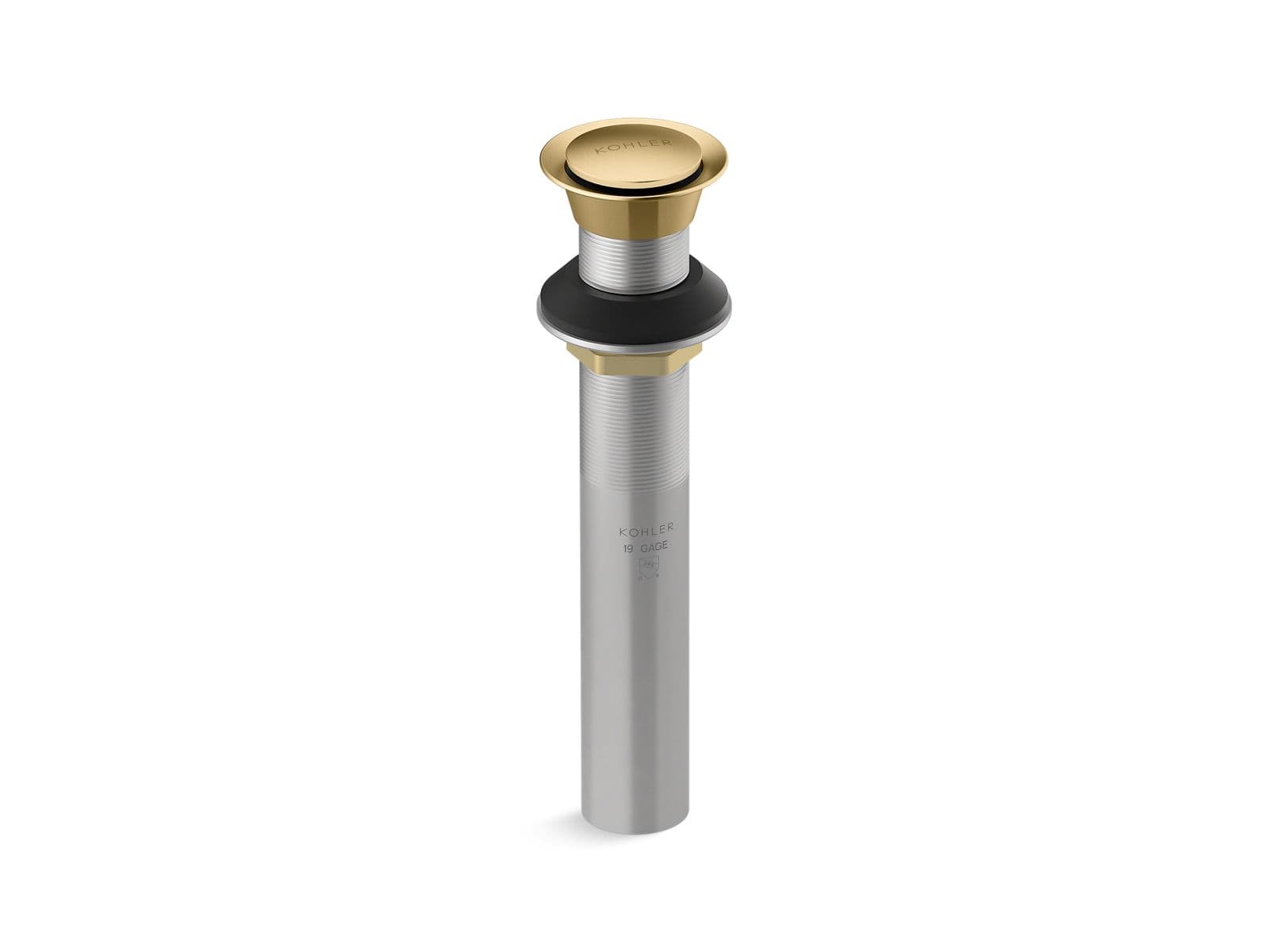 Kohler Clicker drain without overflow - Blackened Bronze by Kohler