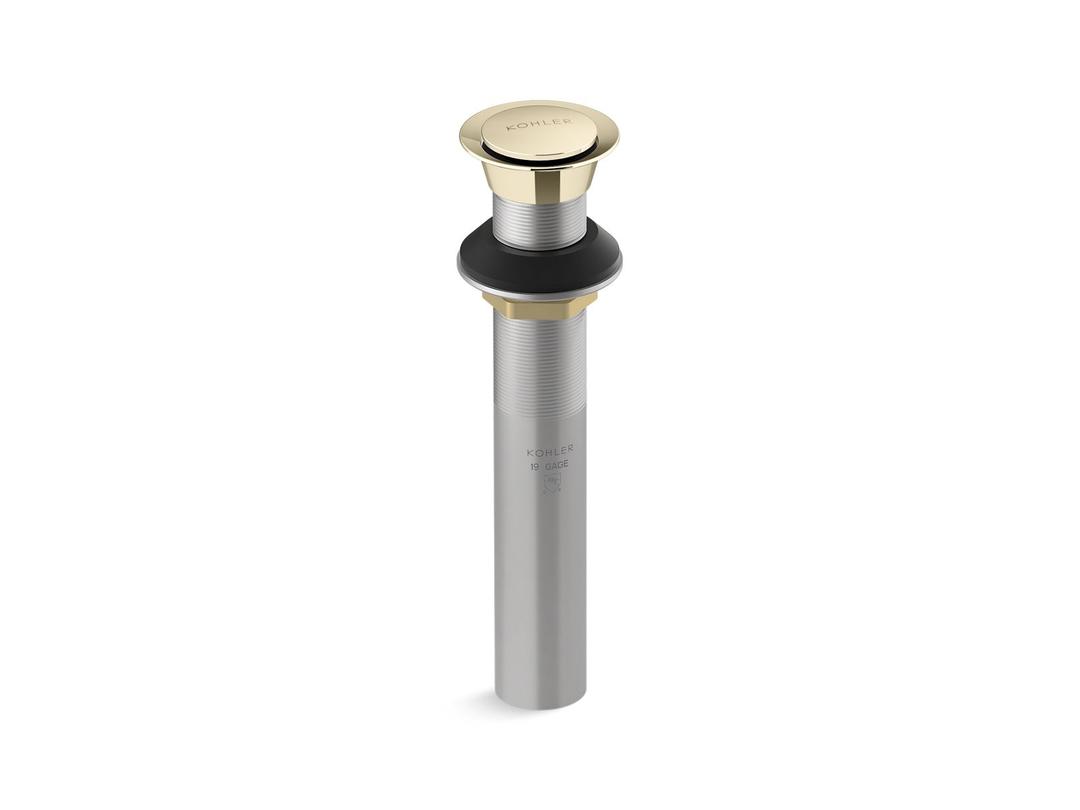 Kohler Clicker drain without overflow - Vibrant French Gold by Kohler