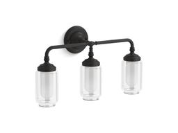 Artifacts Three-light sconce - Matte Black - image 1