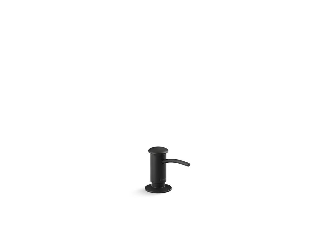 Kohler Contemporary design soap/lotion dispenser - Matte Black by Kohler