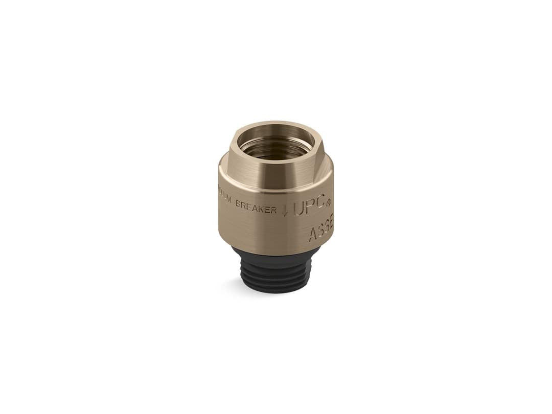 Kohler PersonaE Vacuum breaker, 1/2'' x 1/2'' - Vibrant Brushed Bronze by Kohler
