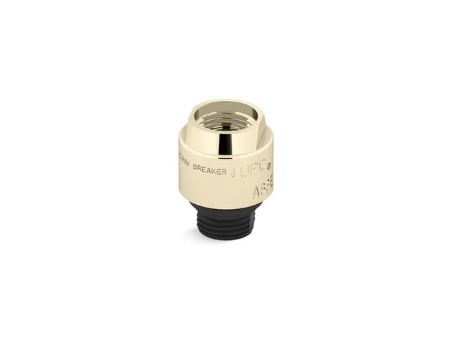 Kohler PersonaE Vacuum breaker, 1/2'' x 1/2'' - Vibrant French Gold