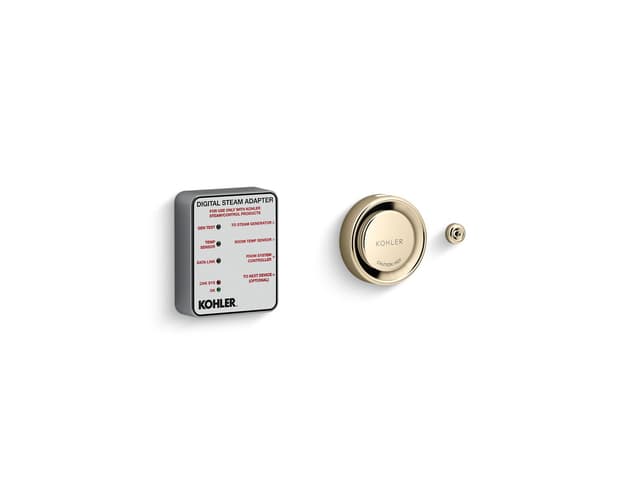 Kohler Invigoration Series Digital steam adapter kit - Vibrant French Gold