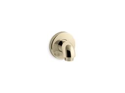 Kohler Purist Stillness Wall-mount supply elbow with check valve - Vibrant French Gold - image 1