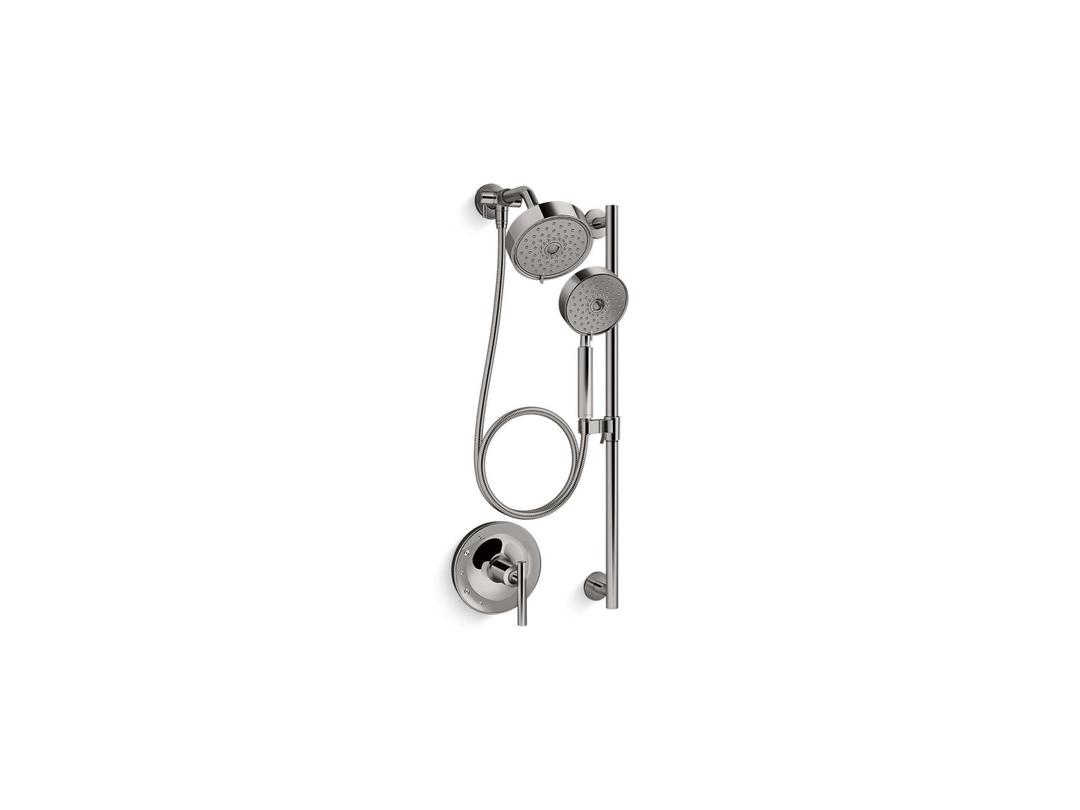 Kohler Purist Showering Kit, 2.5 gpm - Vibrant Titanium by Kohler