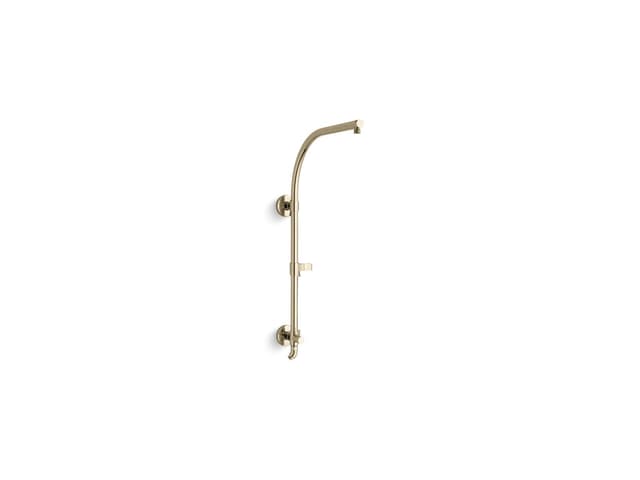 Kohler HydroRail-R Arch shower column - Vibrant French Gold