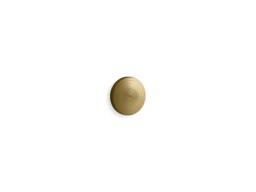 Kohler Iron Plains Overflow cap for Iron Plains bathroom sinks - Vibrant Brushed Moderne Brass - image 1