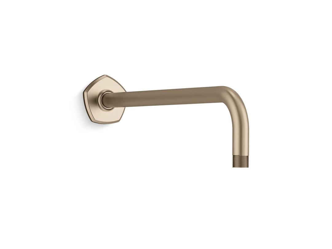 Kohler Occasion Wall-mount rainhead arm and flange - Vibrant Brushed Bronze by Kohler