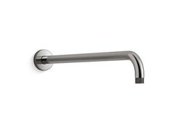 Kohler Statement 19'' wall-mount single-function rainhead arm and flange - Vibrant Titanium - image 1