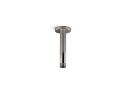 Kohler Statement 6'' ceiling-mount single-function rainhead arm and flange - Vibrant Titanium - image 1