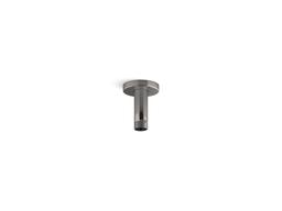 Kohler Statement 3'' ceiling-mount single-function rainhead arm and flange - Vibrant Titanium - image 1