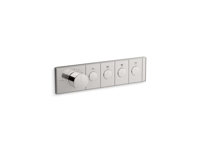 Kohler Anthem Four-outlet recessed mechanical thermostatic valve control - Vibrant Titanium