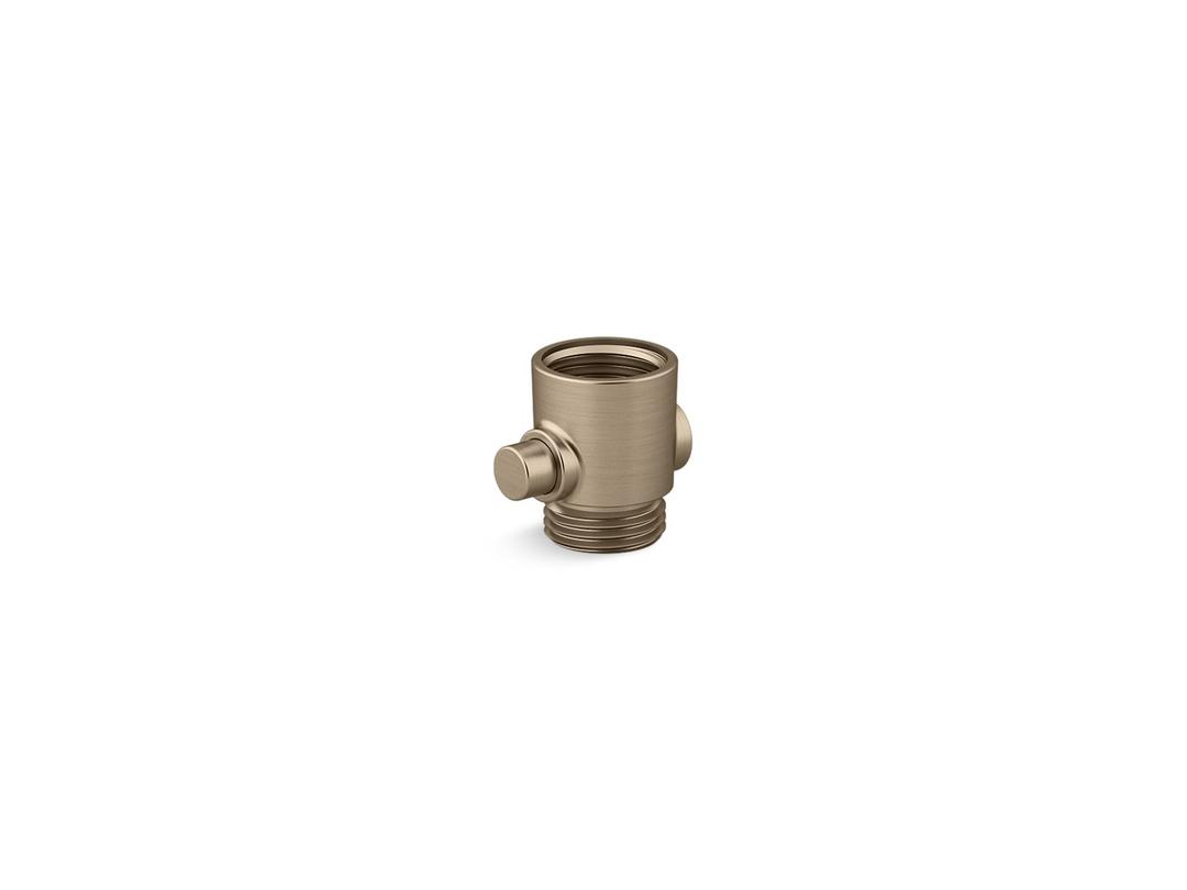 Kohler Statement ADA handshower hose adapter - Vibrant Brushed Bronze by Kohler