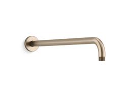 Kohler Statement 19'' wall-mount single-function rainhead arm and flange - Vibrant Brushed Bronze - image 1