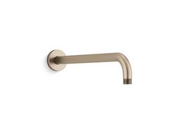 Kohler Statement 15-1/2'' wall-mount single-function rainhead arm and flange - Vibrant Brushed Bronze - image 1