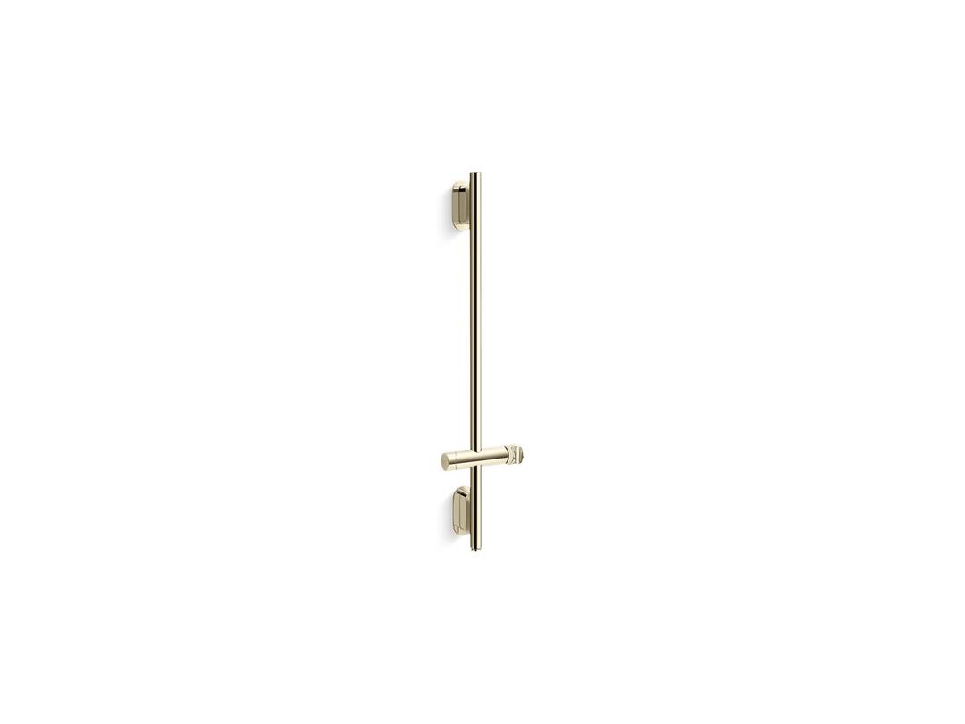 Kohler Statement 32'' deluxe slidebar with integrated water supply - Vibrant French Gold by Kohler