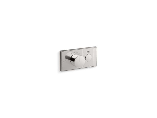Kohler Anthem One-outlet recessed mechanical thermostatic valve control - Vibrant Titanium