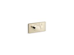 Anthem One-outlet recessed mechanical thermostatic valve control - image 1