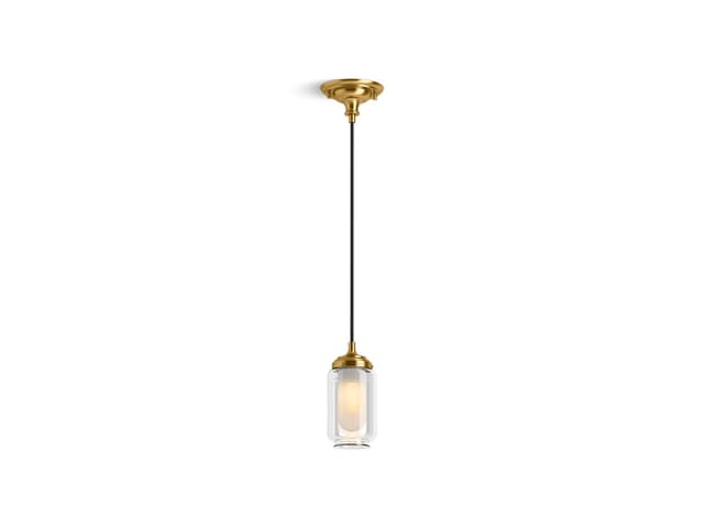 Kohler Artifacts 4'' pendant - Brushed Moderne Brass