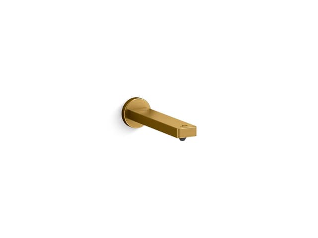 Kohler Composed Touchless foaming soap dispenser, DC-powered - Vibrant Brushed Moderne Brass