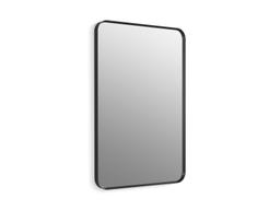 Kohler Essential 24'' x 36'' rectangular framed mirror - Matte Black - image 1