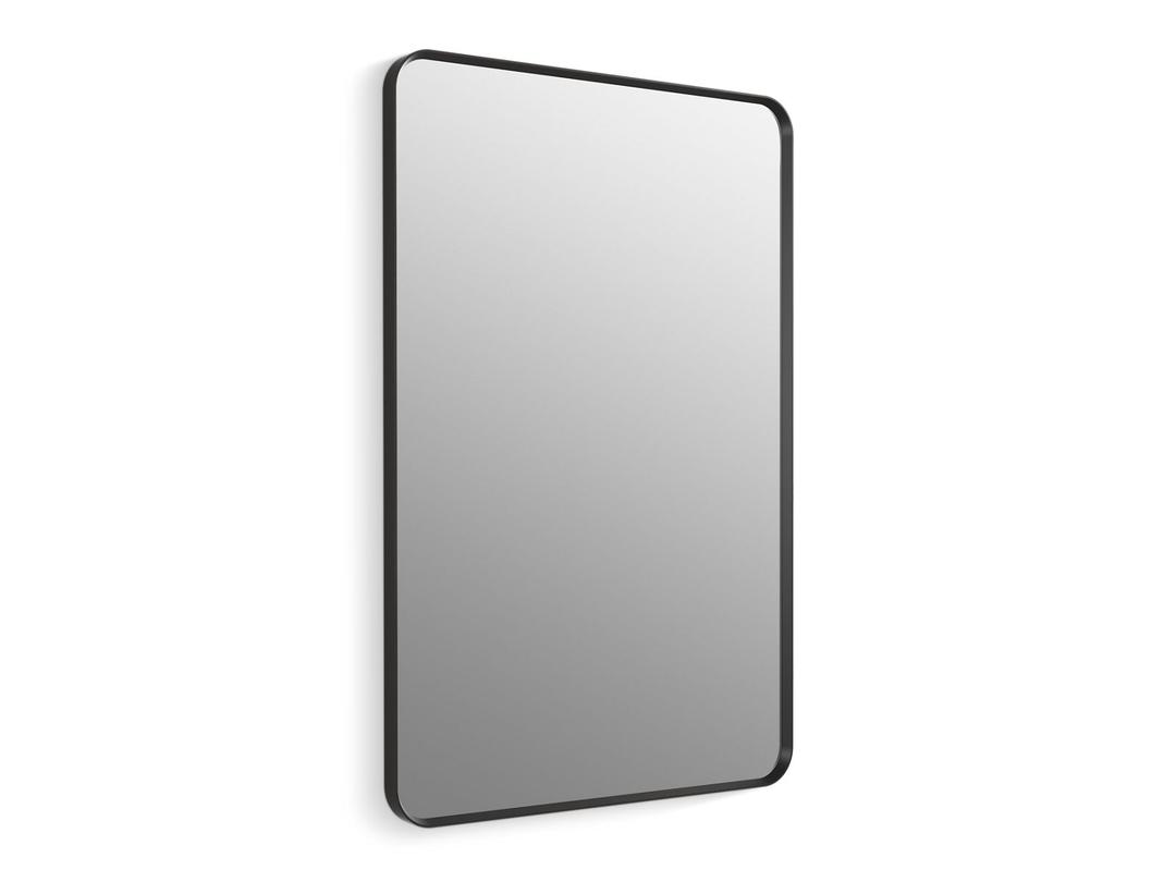 Kohler Essential 30'' x 45'' rectangular framed mirror - Matte Black by Kohler