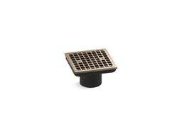 Kohler Clearflo Square brass tile-in shower drain (drain body not included) - Vibrant Brushed Bronze - image 1