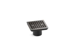 Kohler Clearflo Square brass tile-in shower drain (drain body not included) - Vibrant Titanium - image 1