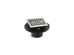 Kohler Clearflo Square brass tile-in shower drain - Vibrant Polished Nickel - image 1