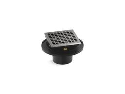 Kohler Clearflo Square brass tile-in shower drain - Vibrant Titanium - image 1