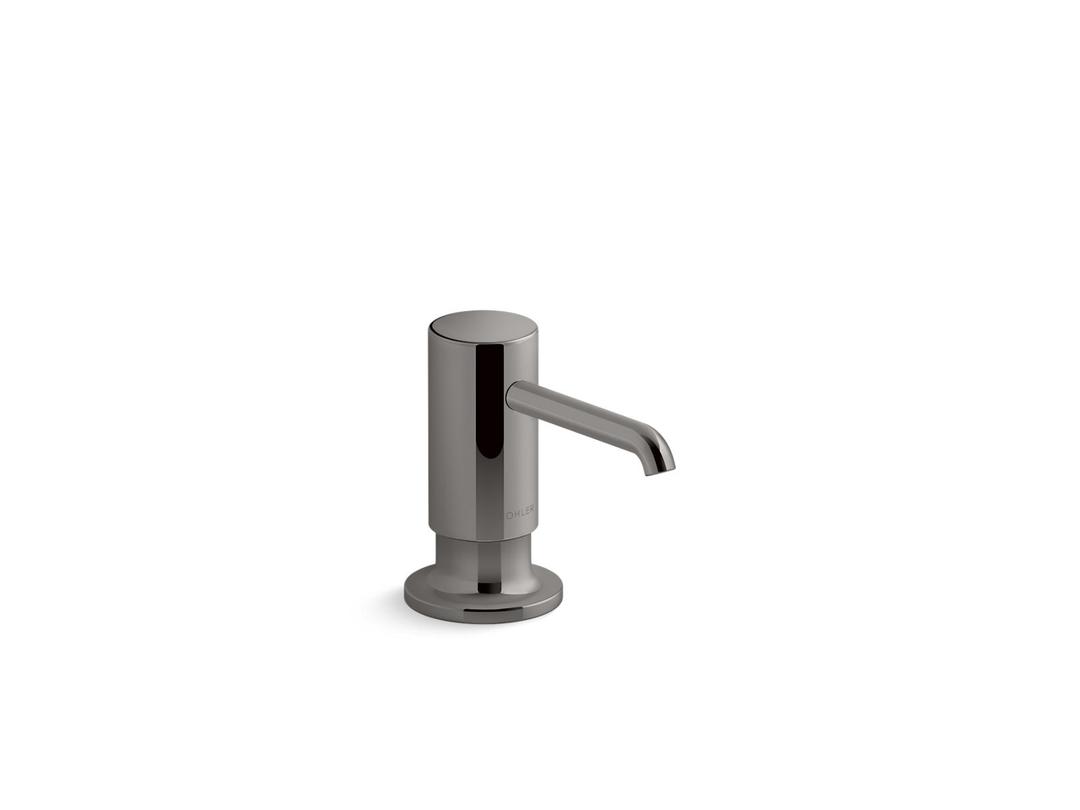 Kohler Purist Soap/lotion dispenser - Vibrant Titanium by Kohler