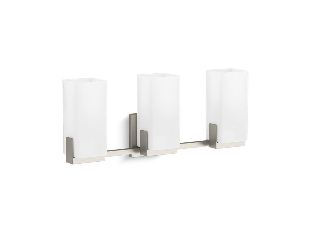 Kohler HonestyE Three-light sconce - Brushed Nickel by Kohler