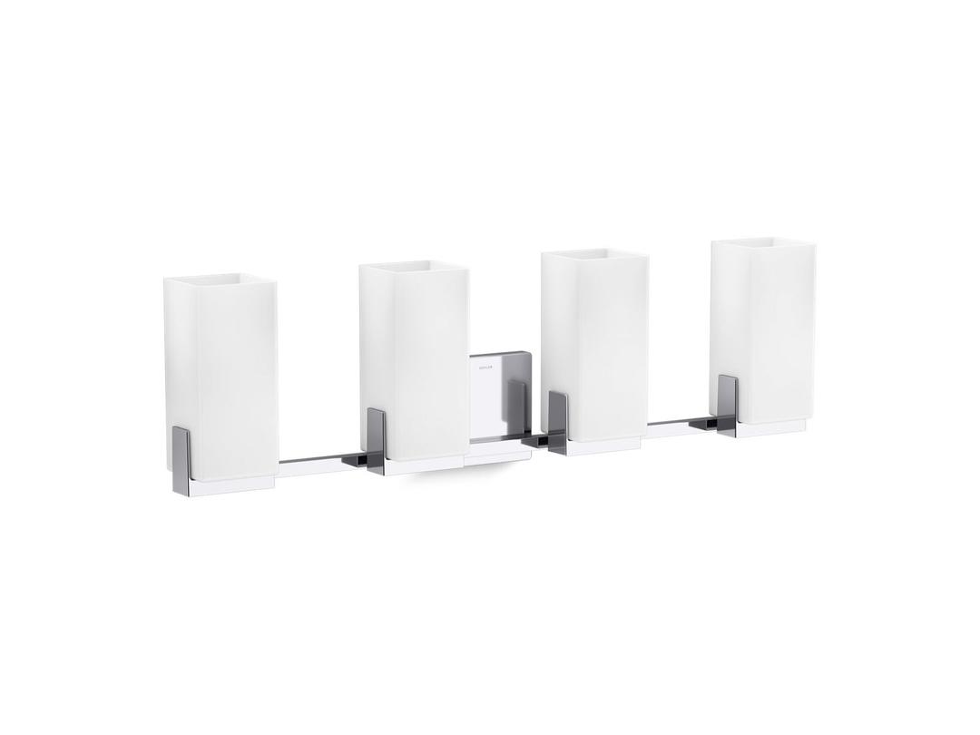 Kohler HonestyE Four-light sconce - Polished Chrome by Kohler
