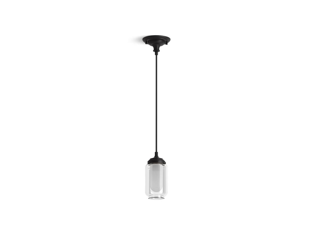 Artifacts 4'' pendant - Matte Black by Kohler