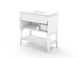 Winnow 36'' bathroom vanity cabinet with sink and quartz top - image 32