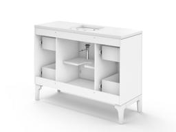 Seer 48'' bathroom vanity cabinet with sink and quartz top - image 25