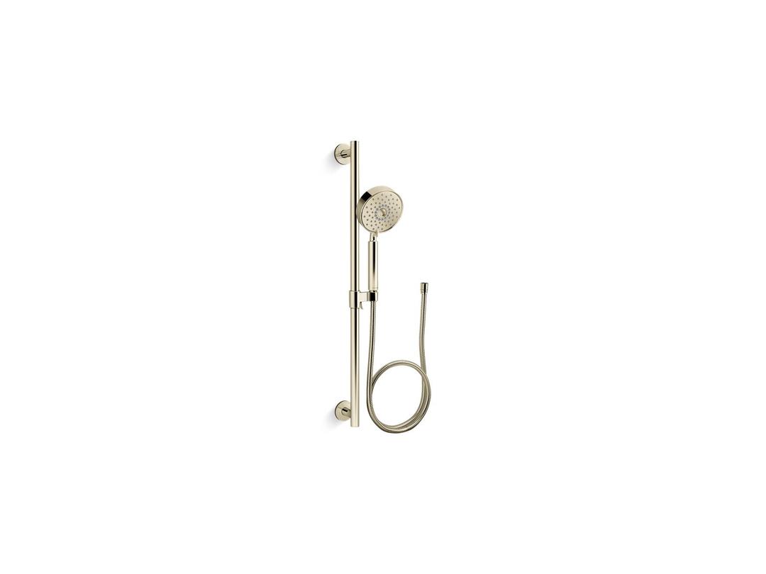 Kohler Purist 30'' four-function handshower kit, 1.75 gpm - Vibrant French Gold by Kohler
