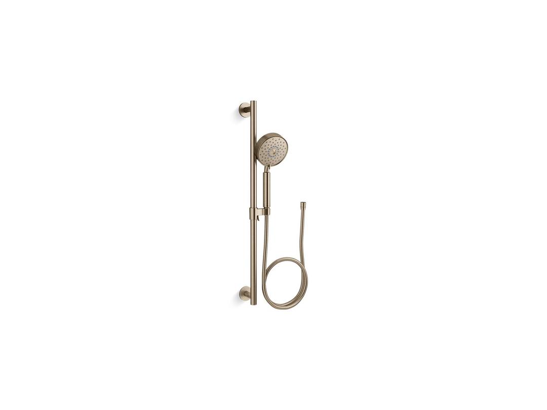 Kohler Purist 30'' four-function handshower kit, 2.5 gpm - Vibrant Brushed Bronze by Kohler