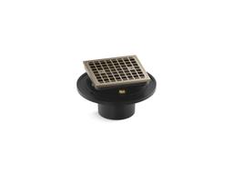 Kohler Clearflo Square brass tile-in shower drain - Vibrant Brushed Bronze - image 1