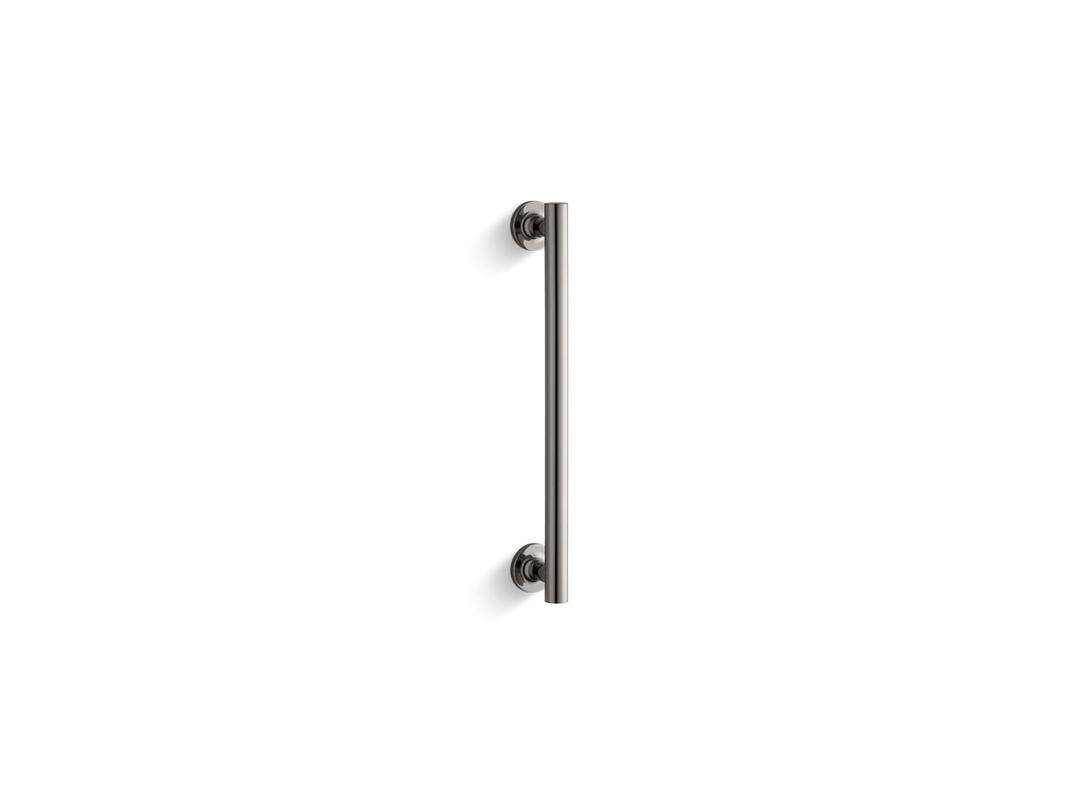 Kohler Purist 14'' pivot shower door handle - Vibrant Titanium by Kohler