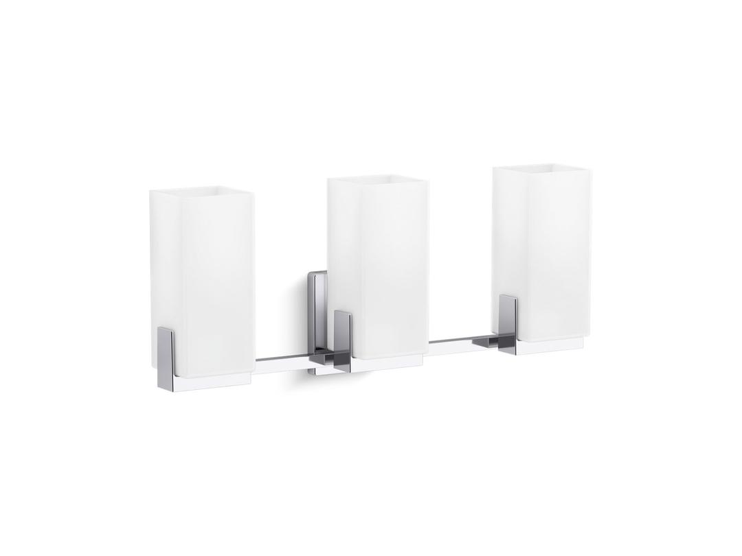 Kohler HonestyE Three-light sconce - Polished Chrome by Kohler