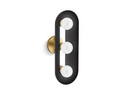 Kohler | Jabot | Wall Sconce - Black With Brass Trim - image 1