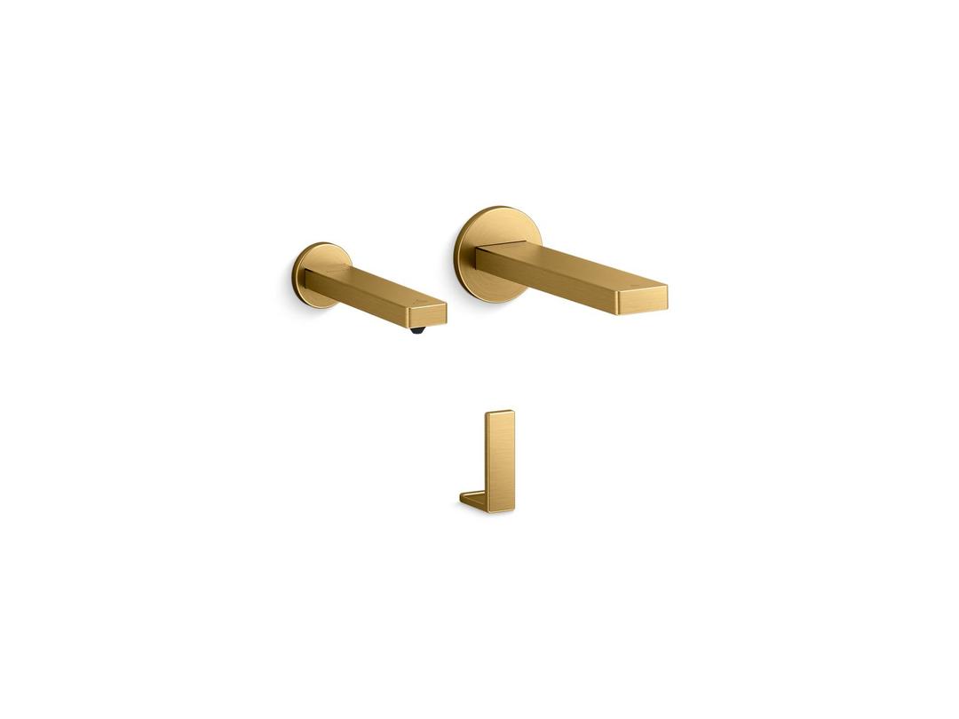 Kohler Touchless lavatory faucet and soap dispenser for ConstellationE lavatory system, 0.5 gpm - Vibrant Brushed Moderne Brass by Kohler