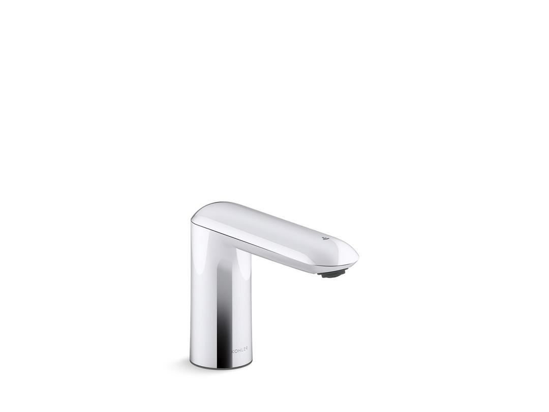 Kohler Kumin Touchless single-hole lavatory faucet with Kinesis sensor technology, AC-powered, 0.35 gpm - Polished Chrome by Kohler