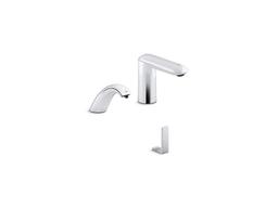 Kohler Kumin Curve Touchless lavatory faucet and soap dispenser with Kinesis sensor technology, AC-powered, 0.5 gpm - Polished Chrome - image 1
