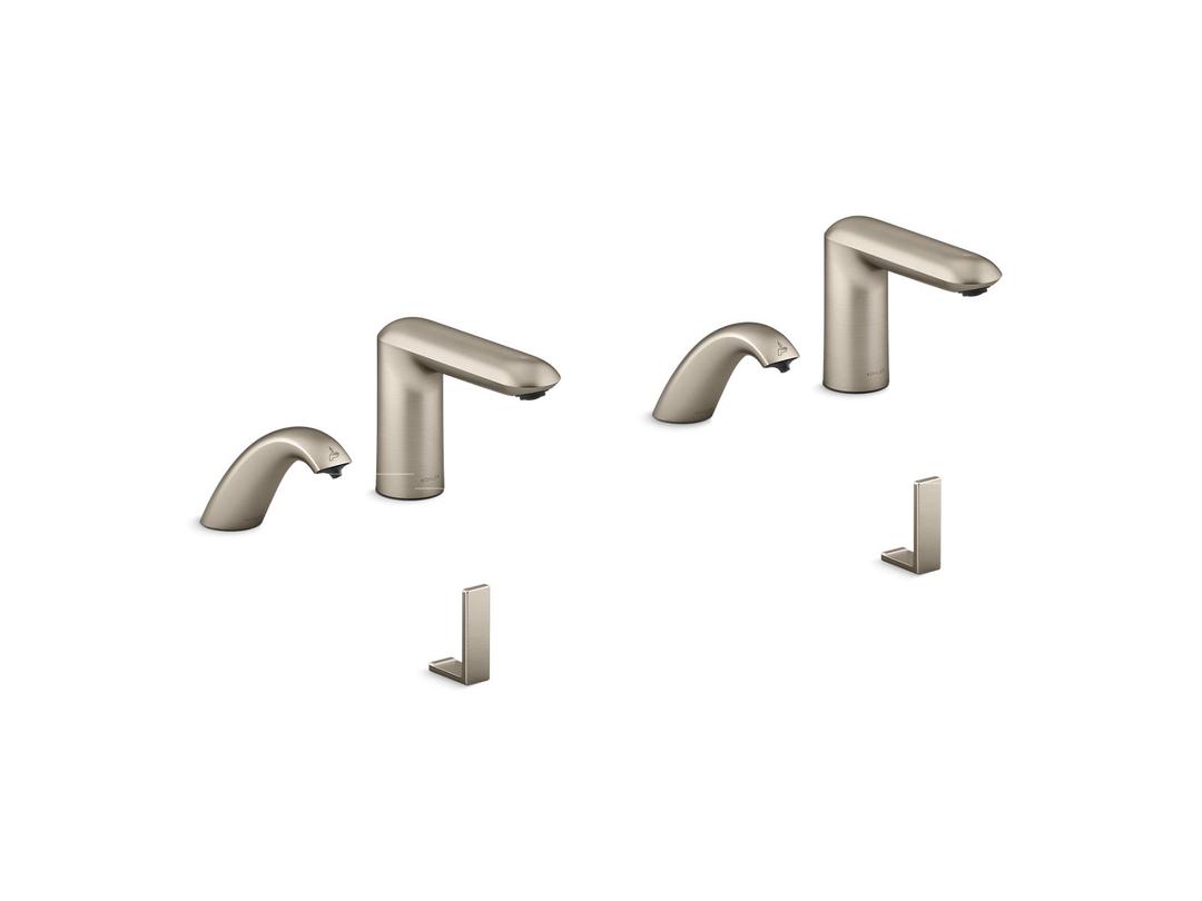 Kohler Touchless lavatory faucets and soap dispensers for ConstellationE lavatory system, 0.5 gpm - Vibrant Brushed Nickel by Kohler