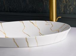 Aureus 16-3/4'' round vessel bathroom sink, no overflow - White - image 3