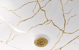 Aureus 16-3/4'' square vessel bathroom sink, no overflow - White - image 2