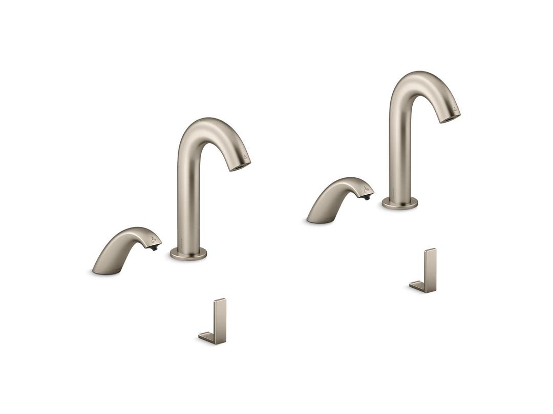 Kohler Touchless lavatory faucets and soap dispensers for ConstellationE lavatory system, 0.5 gpm - Vibrant Brushed Nickel by Kohler